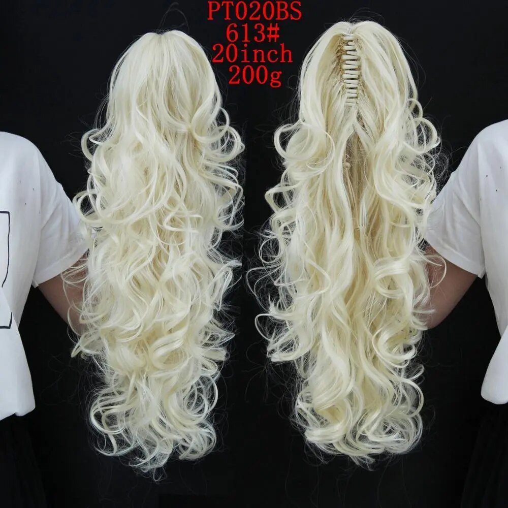 Synthetic Ponytail Clip in Wavy Hair Extension - HairNjoy