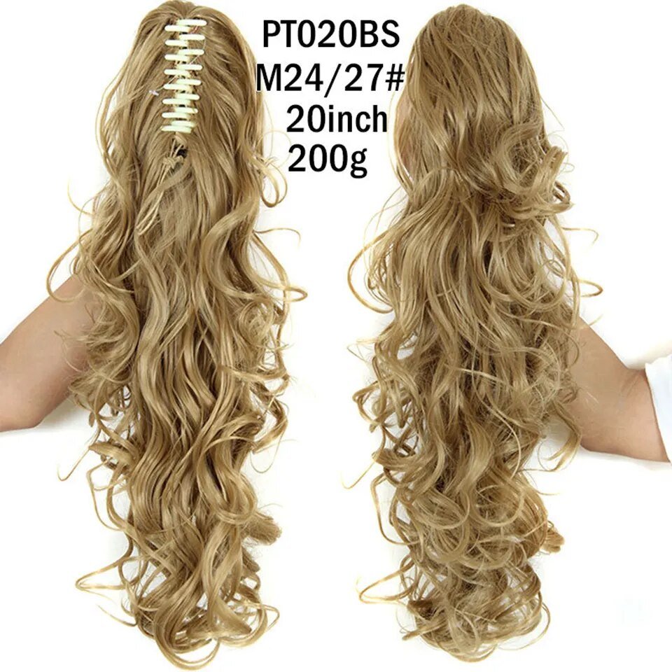 Synthetic Ponytail Clip in Wavy Hair Extension - HairNjoy