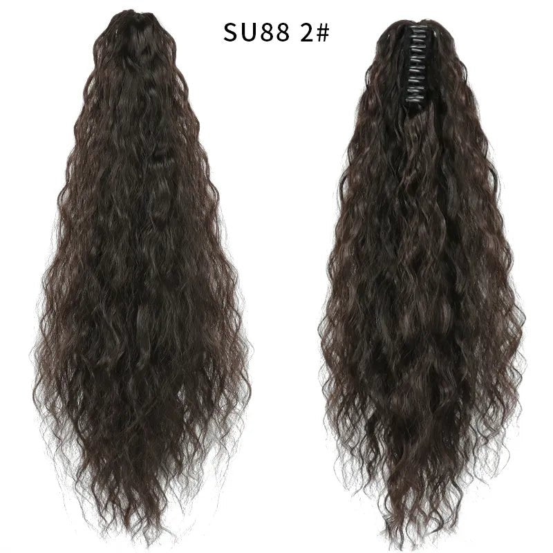 Synthetic Ponytail Clip in Wavy Hair Extension - HairNjoy