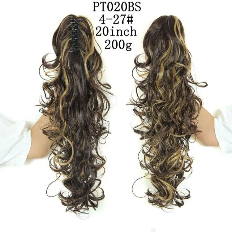 Synthetic Ponytail Clip in Wavy Hair Extension - HairNjoy