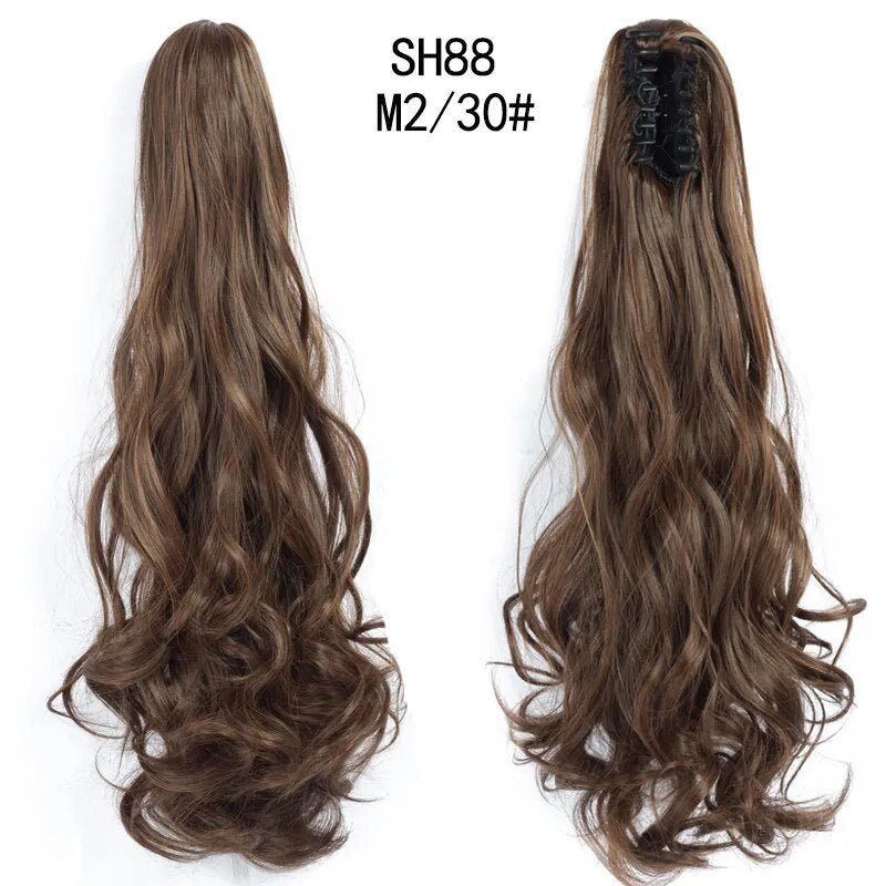 Synthetic Ponytail Clip in Wavy Hair Extension - HairNjoy