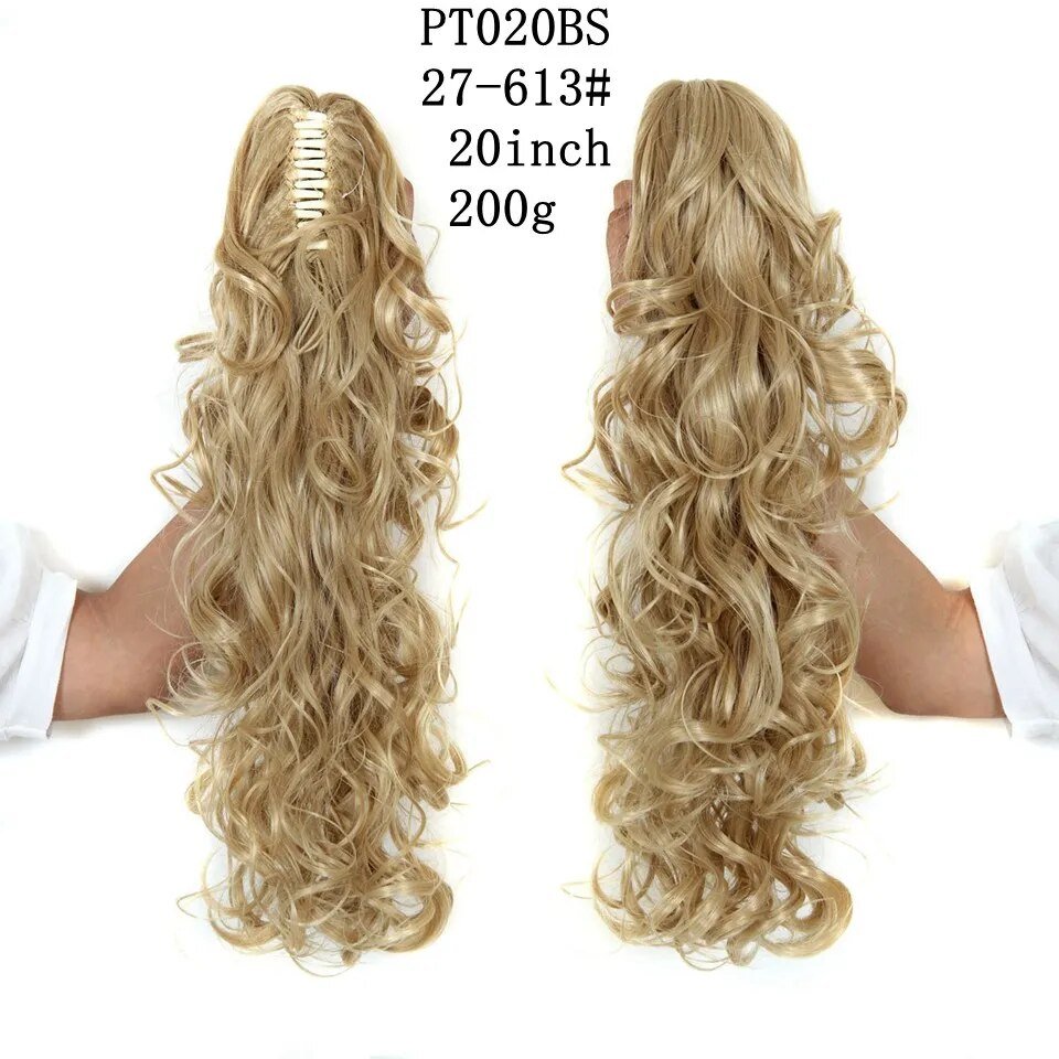Synthetic Ponytail Clip in Wavy Hair Extension - HairNjoy