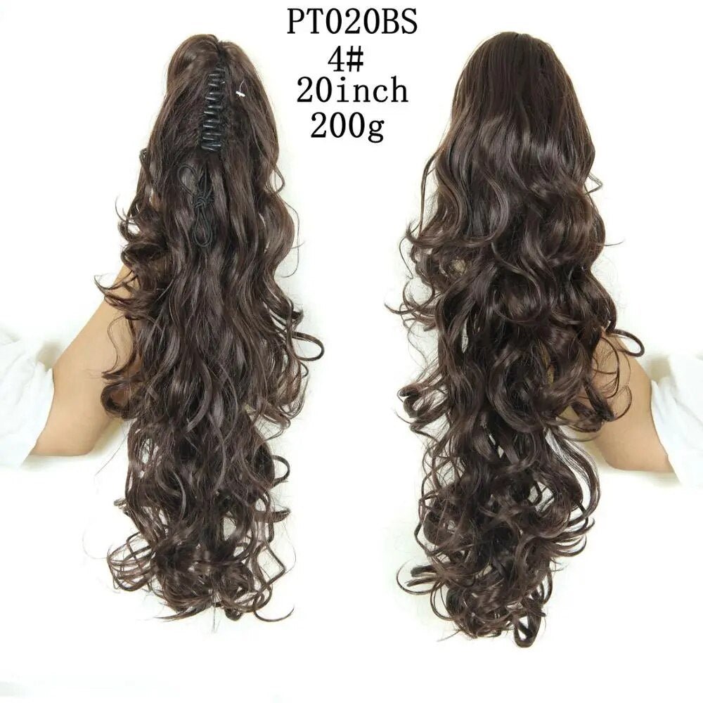 Synthetic Ponytail Clip in Wavy Hair Extension - HairNjoy