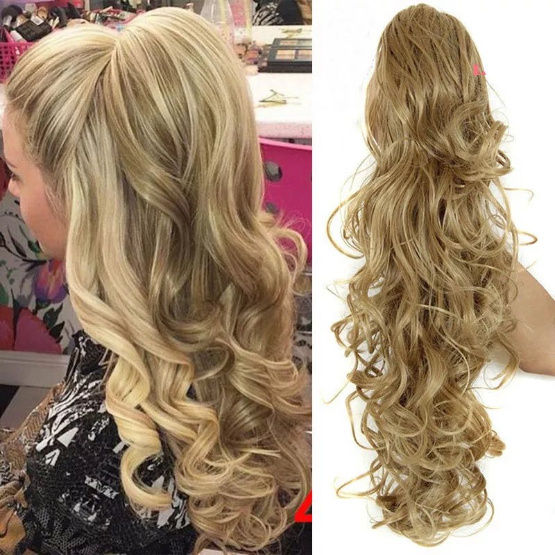 Synthetic Ponytail Clip in Wavy Hair Extension - HairNjoy