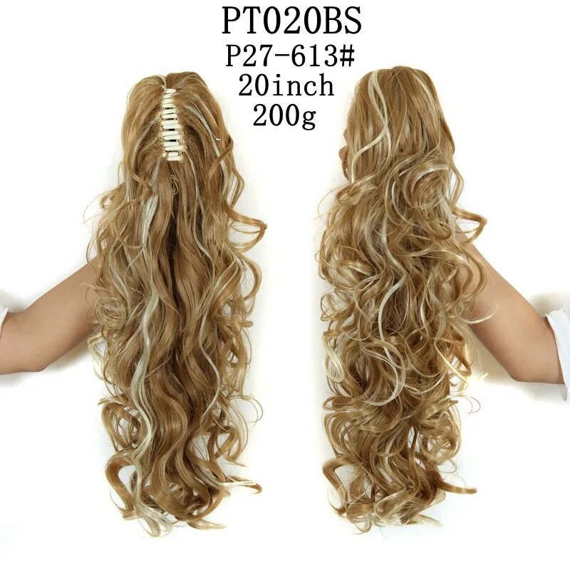 Synthetic Ponytail Clip in Wavy Hair Extension - HairNjoy