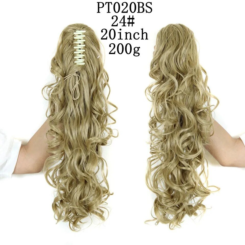 Synthetic Ponytail Clip in Wavy Hair Extension - HairNjoy