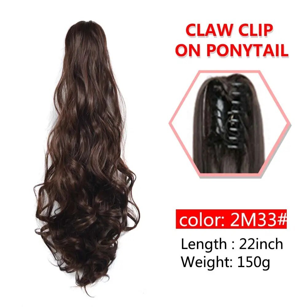 Wavy Claw Clip On Ponytail Hair Extension - HairNjoy