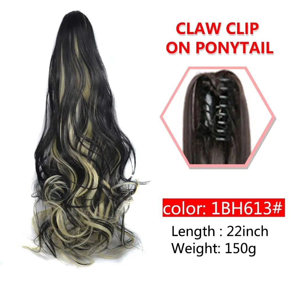 Wavy Claw Clip On Ponytail Hair Extension - HairNjoy