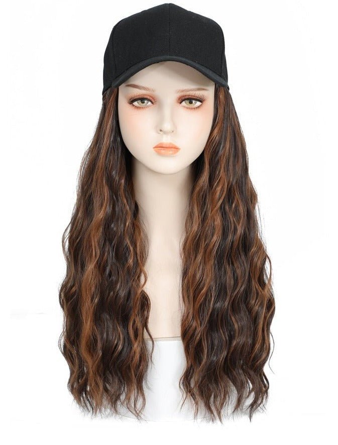 Wavy Hair Extension with Baseball Cap - HairNjoy
