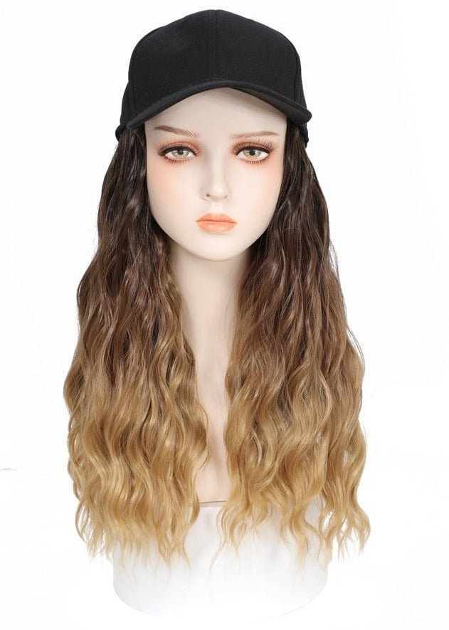 Wavy Hair Extension with Baseball Cap - HairNjoy