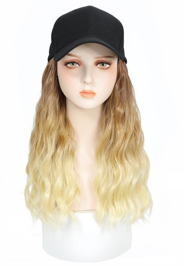 Wavy Hair Extension with Baseball Cap - HairNjoy