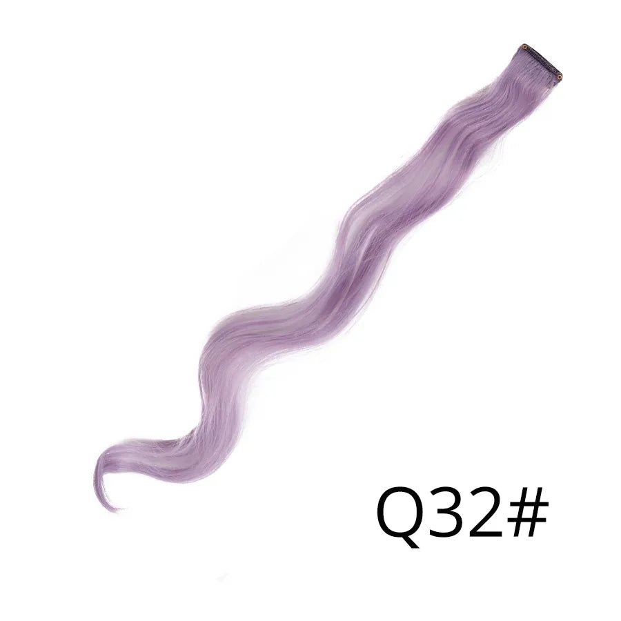 Wavy One Clip In Rainbow Hair Extension - HairNjoy