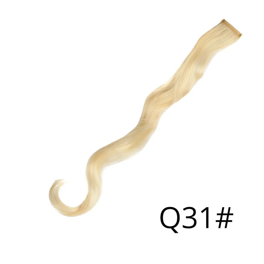 Wavy One Clip In Rainbow Hair Extension - HairNjoy