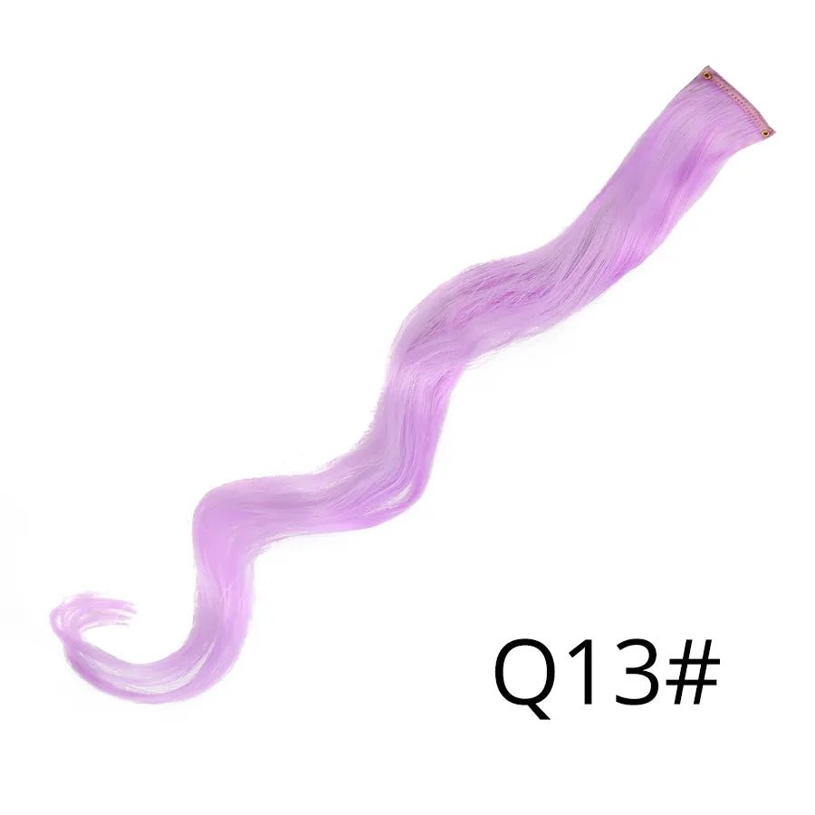 Wavy One Clip In Rainbow Hair Extension - HairNjoy