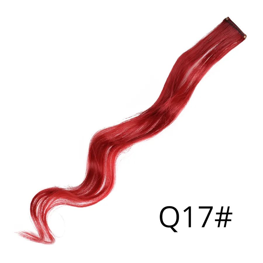 Wavy One Clip In Rainbow Hair Extension - HairNjoy