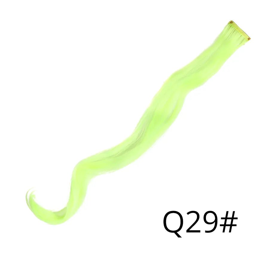 Wavy One Clip In Rainbow Hair Extension - HairNjoy
