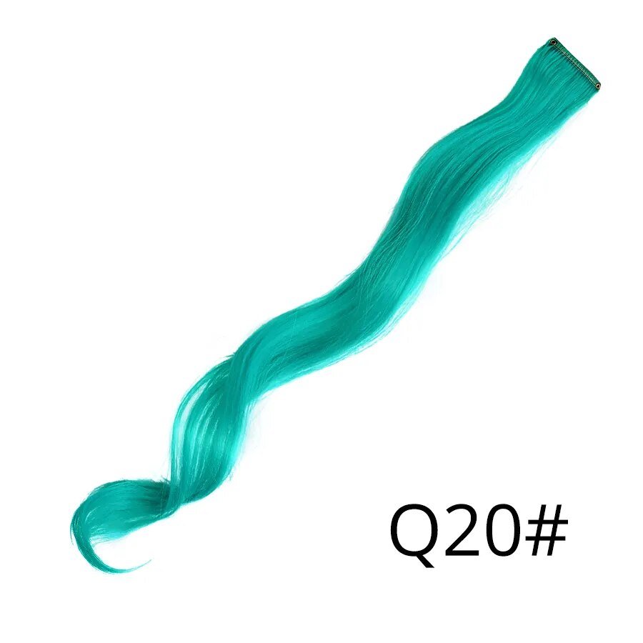 Wavy One Clip In Rainbow Hair Extension - HairNjoy