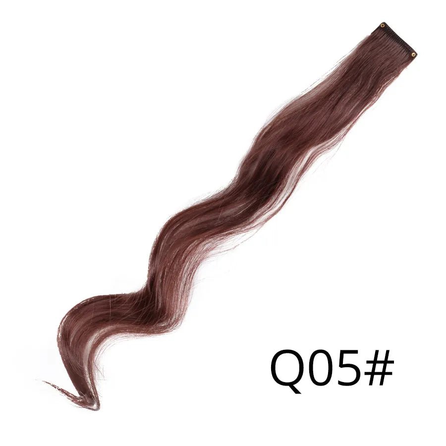 Wavy One Clip In Rainbow Hair Extension - HairNjoy