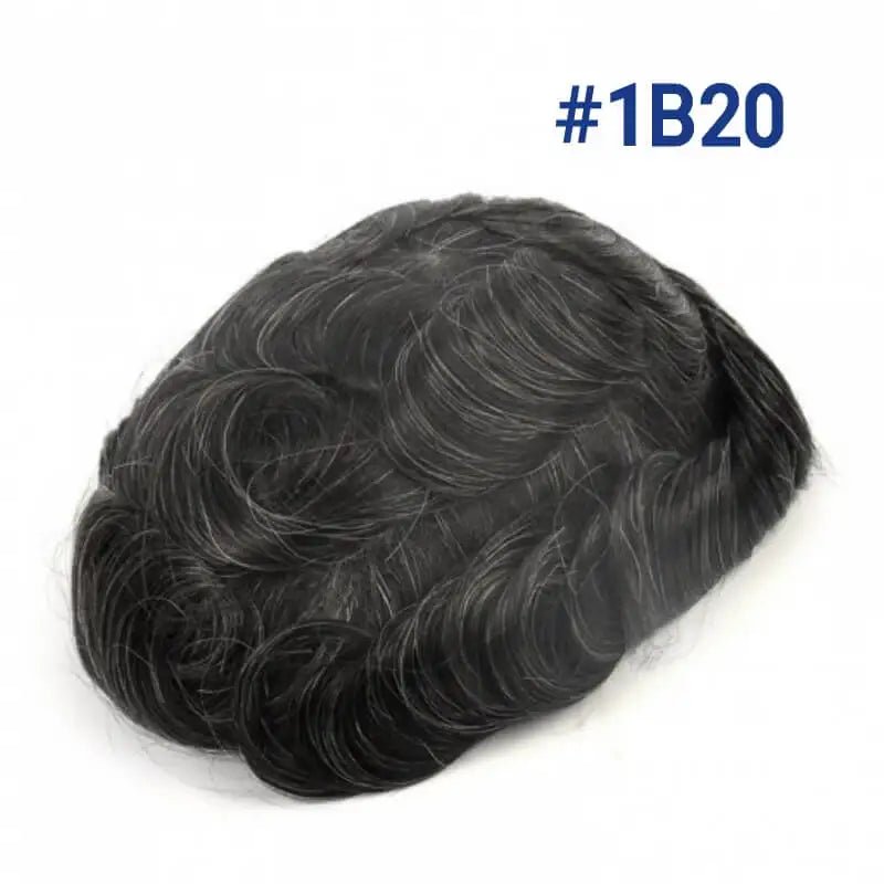 100% Remy Human Hair Men’s Toupee - HairNjoy