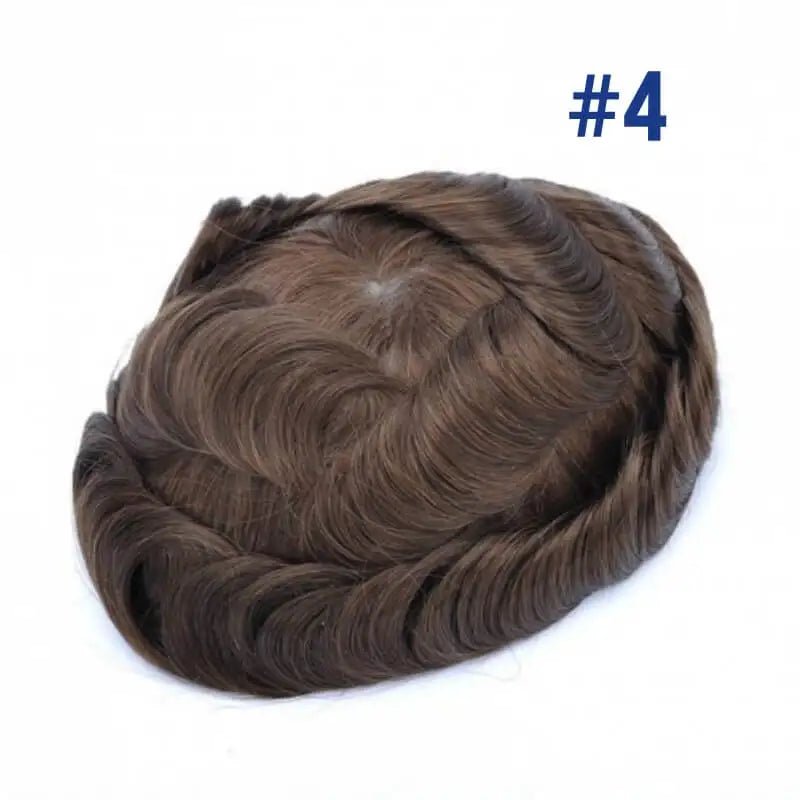 100% Remy Human Hair Men’s Toupee - HairNjoy