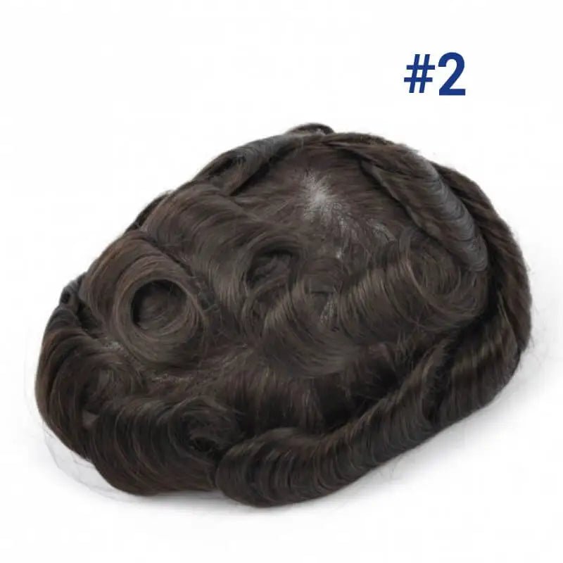 100% Remy Human Hair Men’s Toupee - HairNjoy