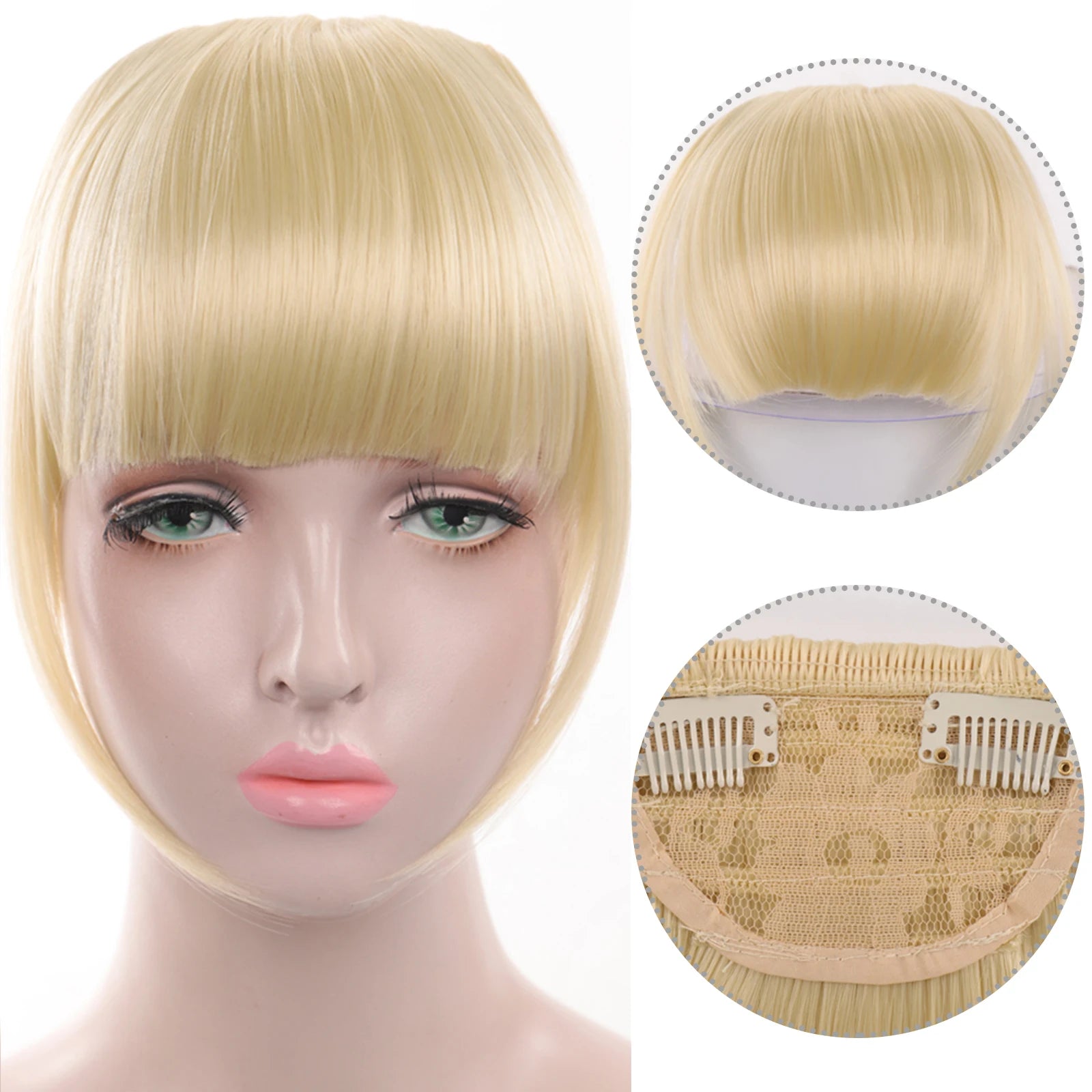 Clip - In Synthetic Air Bangs Hair Extension - HairNjoy