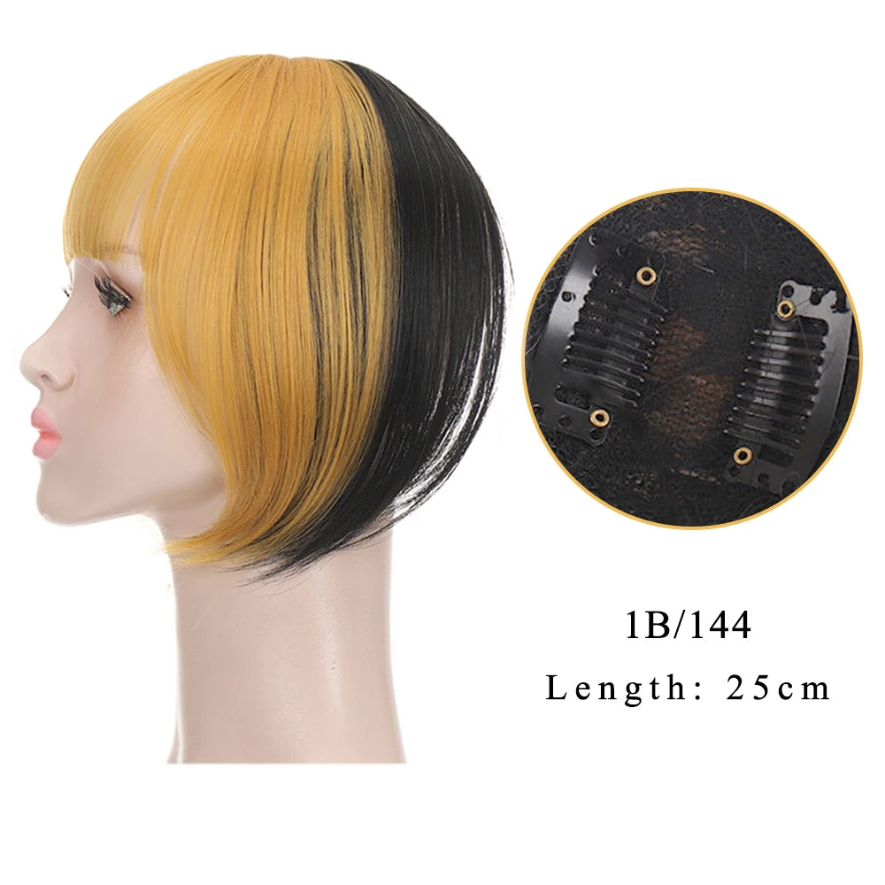 Clip - In Synthetic Air Bangs Hair Extension - HairNjoy