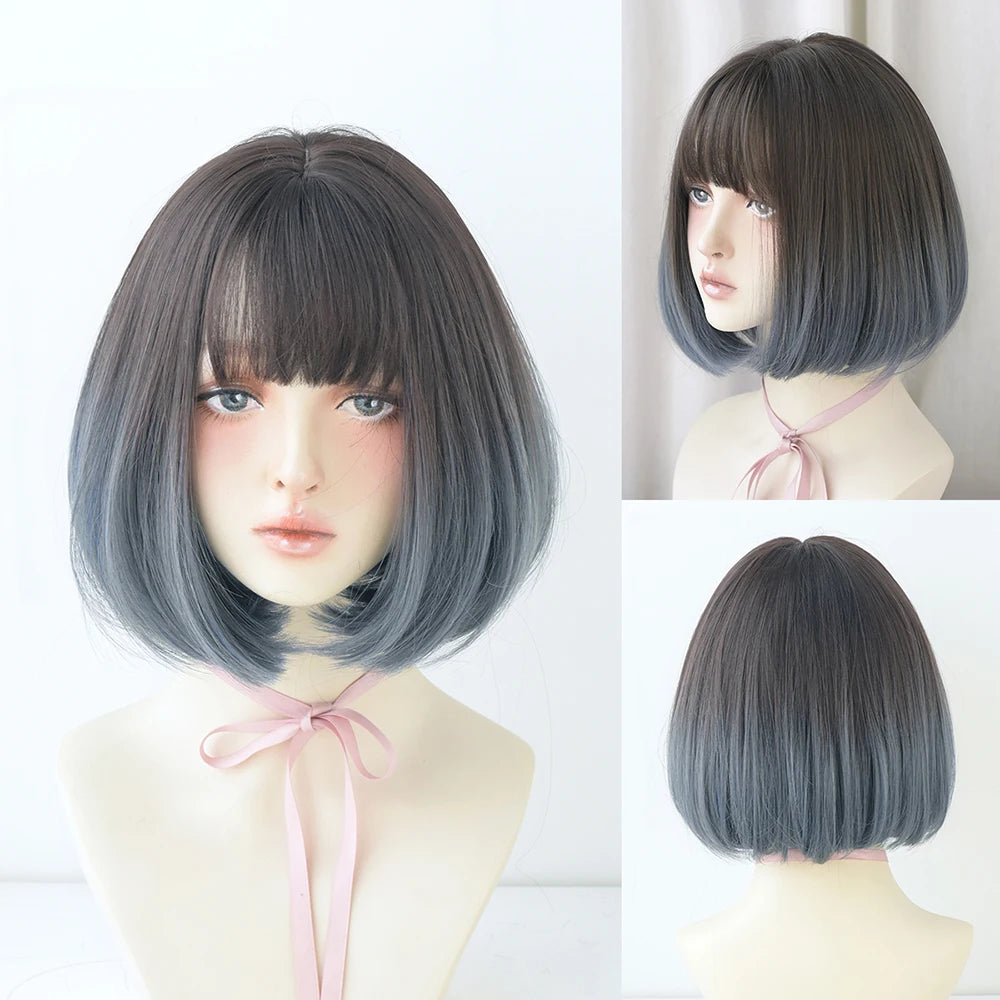 Flaxen Wavy Bob Wig - HairNjoy