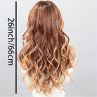 Antique Copper Long Wavy Lace Front Wig - HairNjoy