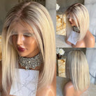 Ash Blonde Bob Wig - HairNjoy