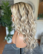 Ash Blonde Loose Curly Wig - HairNjoy