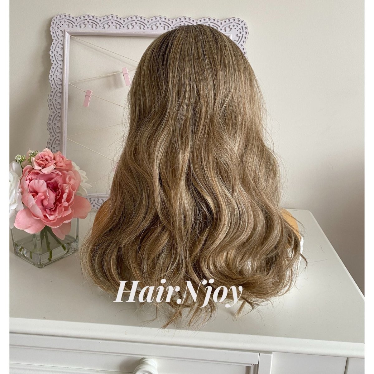Ash Ombre Blonde 13x4 Deep Lace Front Body Wave Wig - HairNjoy