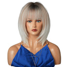 Ash Ombre Wavy Bob Wig - HairNjoy