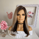 Balayage Ombre Highlights Lace Front Wig - HairNjoy