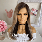 Balayage Ombre Highlights Lace Front Wig - HairNjoy