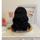 Black Green Balayage Wavy Lace Front Wig - HairNjoy