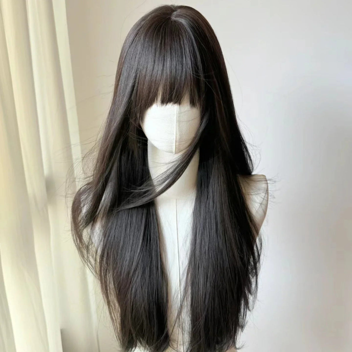 Black Lolita Straight Wig - HairNjoy