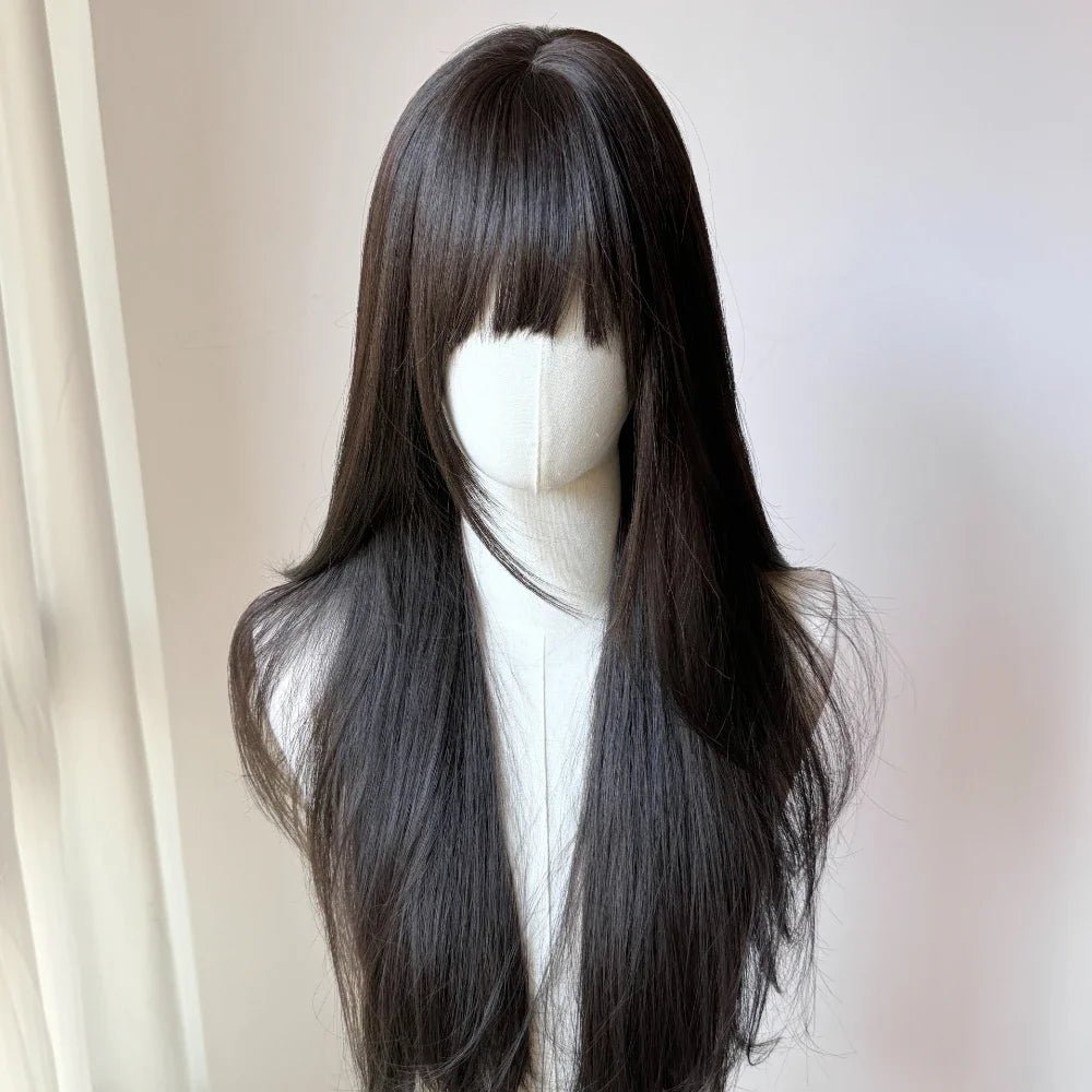 Black Lolita Straight Wig - HairNjoy