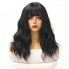 Black Short Wavy Hair Wig - HairNjoy