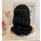 Black Short Wavy Lace Front Wig - HairNjoy