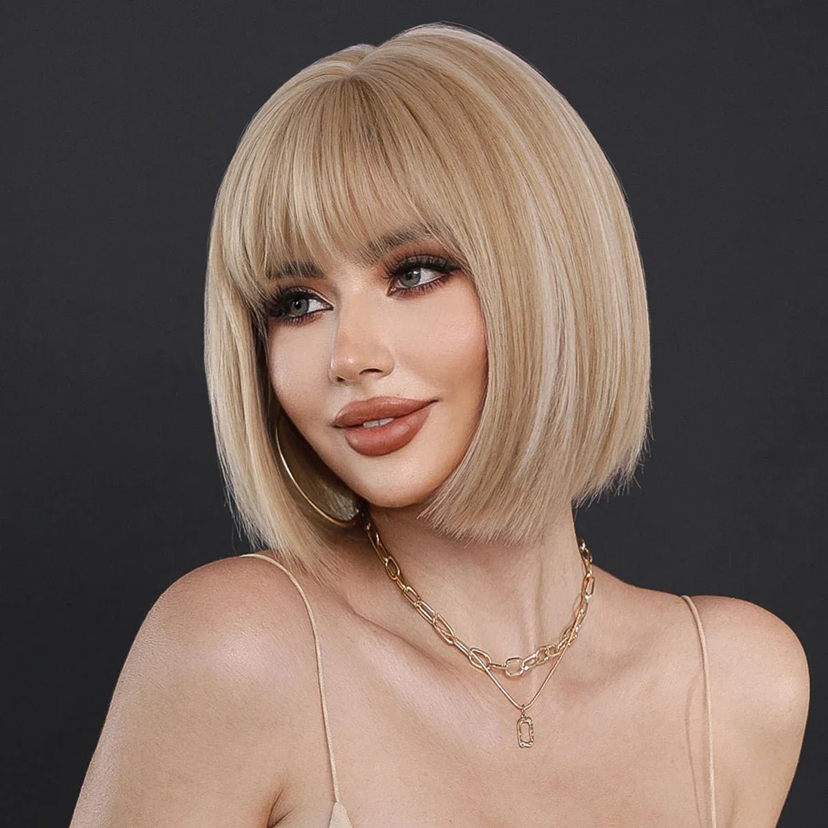 Blonde Bob Cosplay Wig - HairNjoy