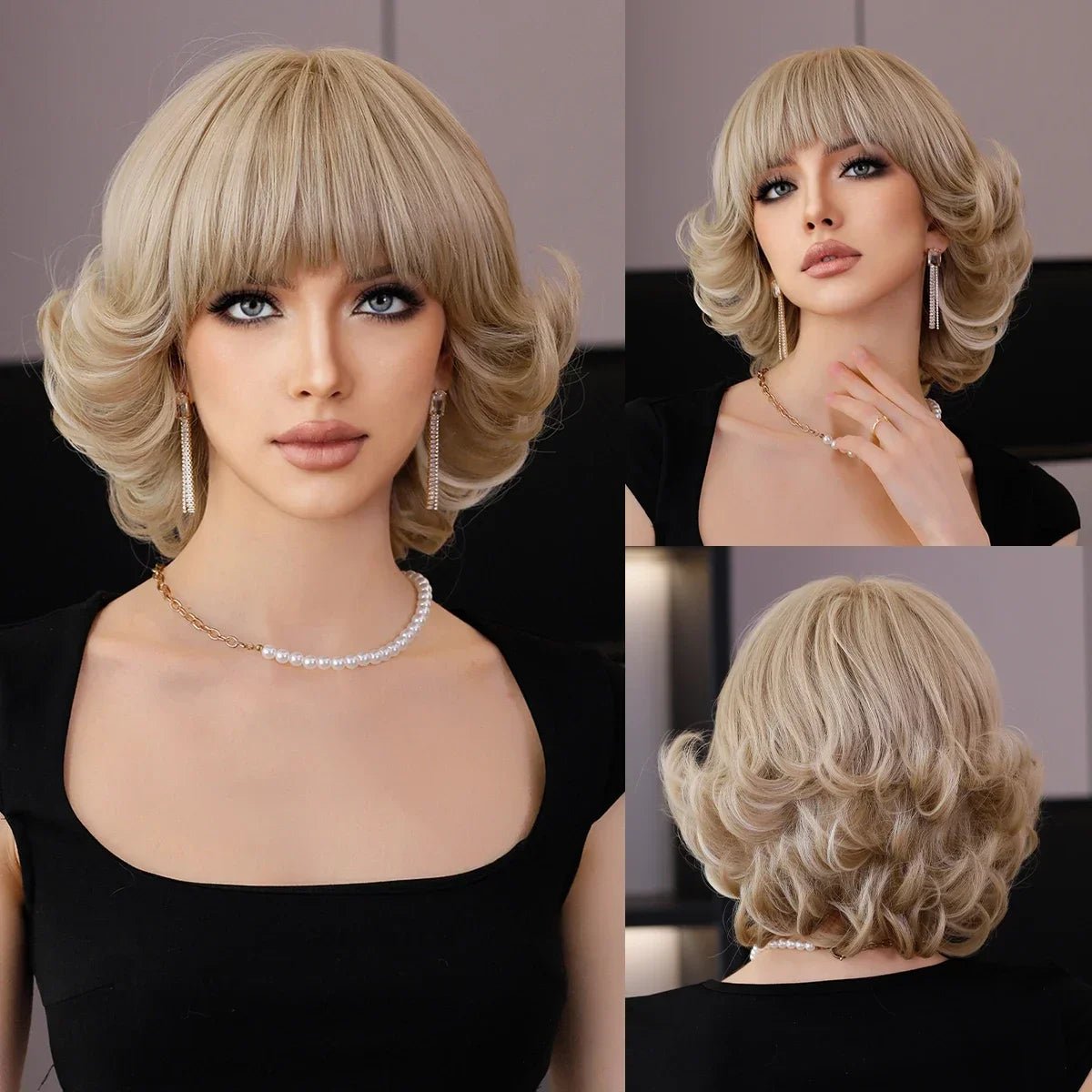 Blonde Bob Cosplay Wig - HairNjoy