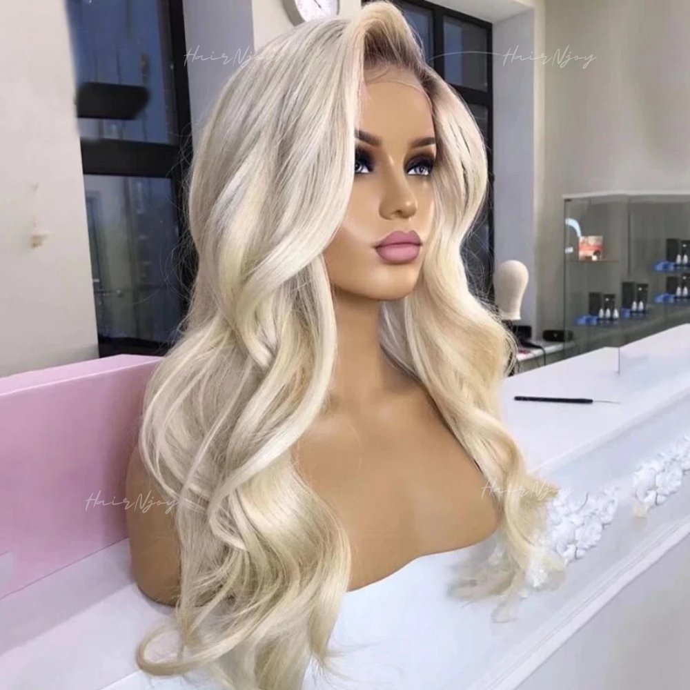 Blonde Body Wave Human Hair Wigs - HairNjoy