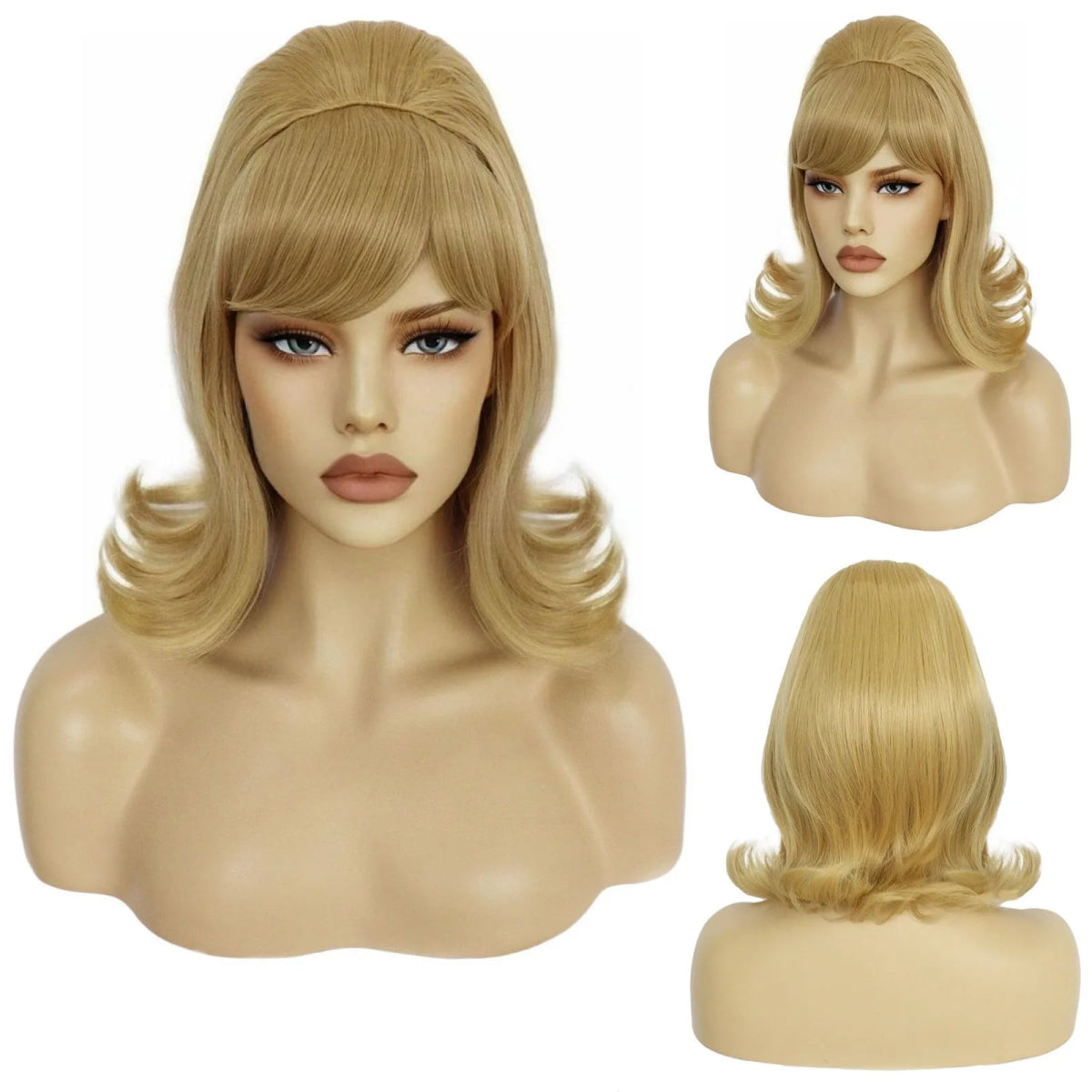 Blonde Silky Smooth Synthetic Hair Wig - HairNjoy