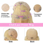 Blonde Transparent Lace Front Wigs - HairNjoy