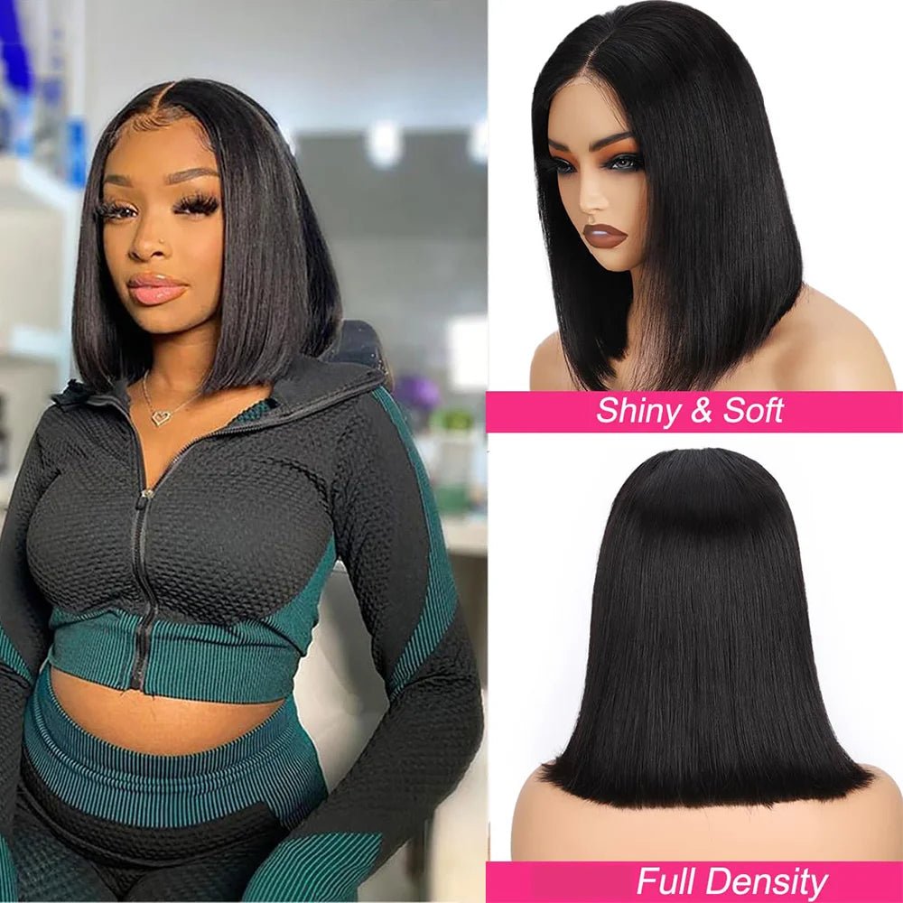 Bob Straight Pre - Cut Lace Front Wigs - HairNjoy