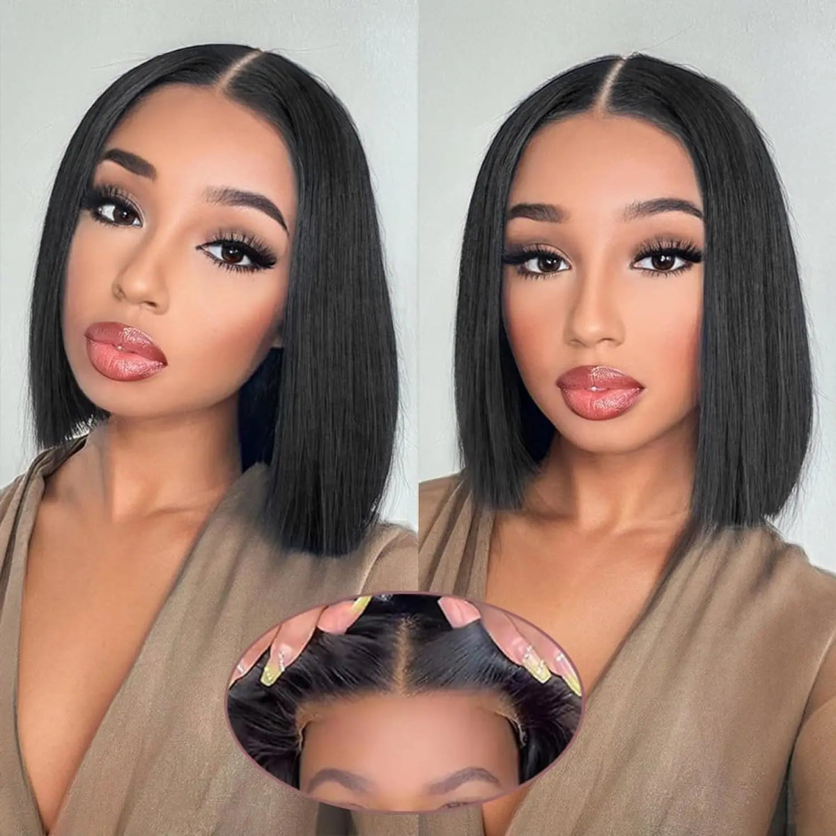 Bob Straight Pre - Cut Lace Front Wigs - HairNjoy