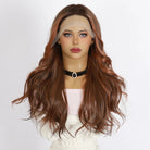 Brown Gradient Wavy Lace Front Wig - HairNjoy