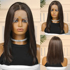 Brown Lace Front Synthetic Wigs - HairNjoy