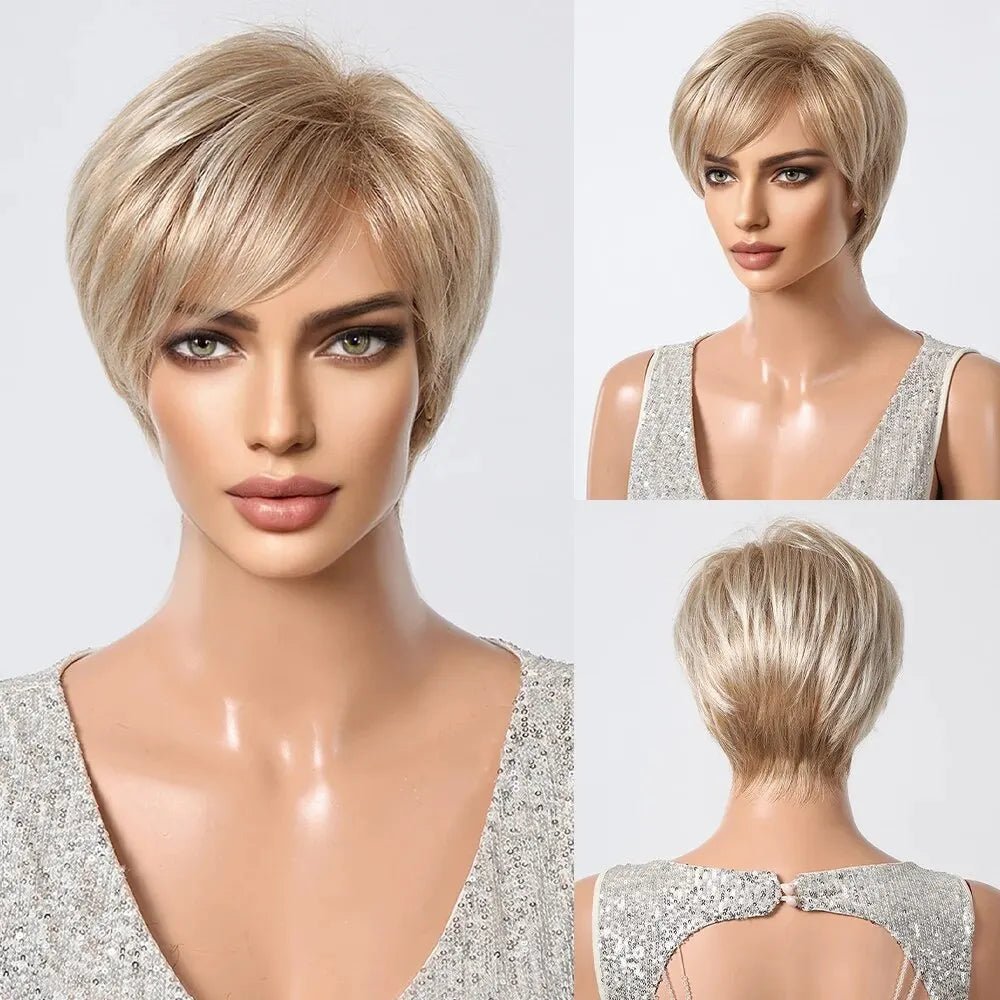 Brown Pixie Cut Wig - HairNjoy